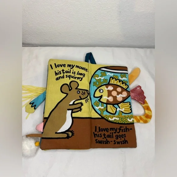 Jellycat Pet Tails Activity Cloth Book (Retired) - Picture 4 of 8